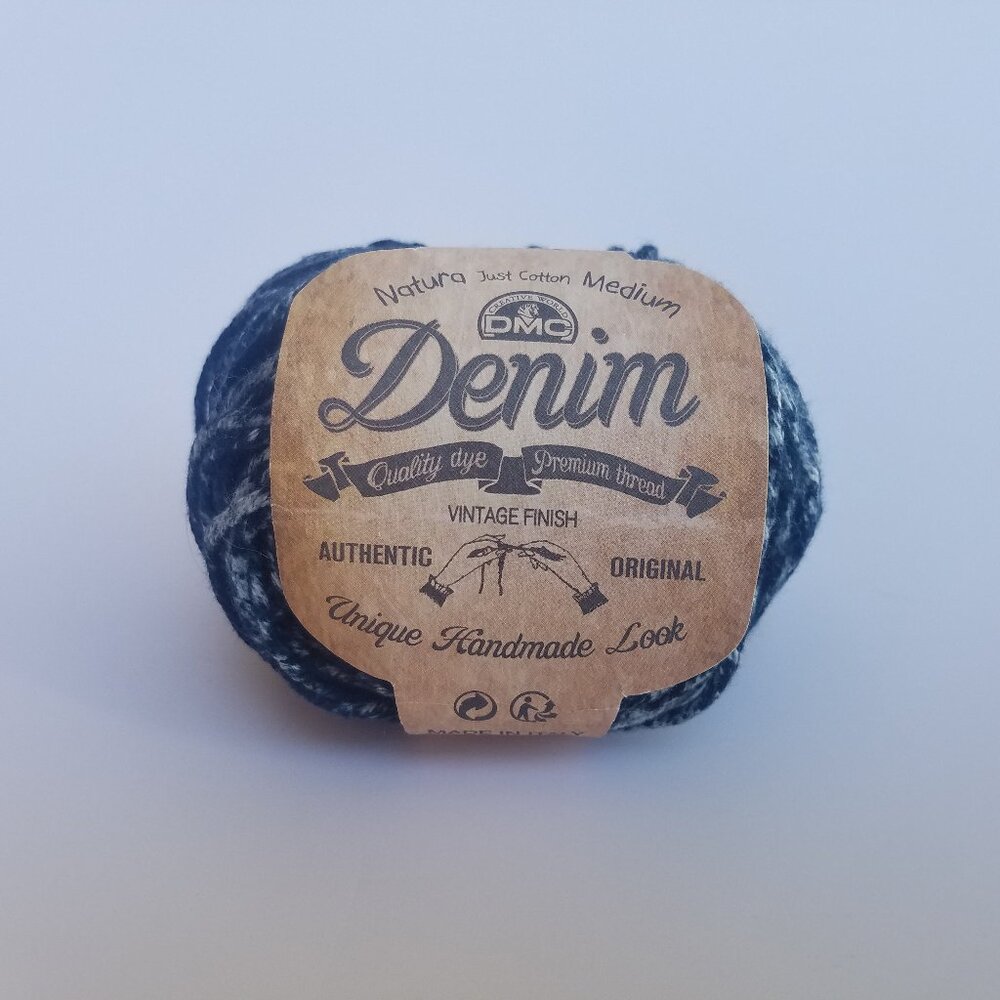 DMC Natura Just Cotton Medium Denim yarn in color 17